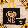 More of God, Less of Me Tote Set 🌻